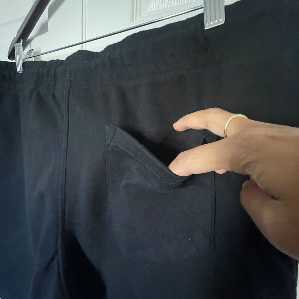 Goodfellow & Co Mens Size L Black Fleece Sweat Shorts Drawstring Athletic Casual - Picture 8 of 11